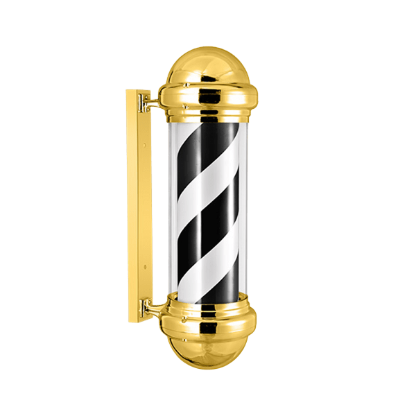 BARBER POLE GOLD LED
