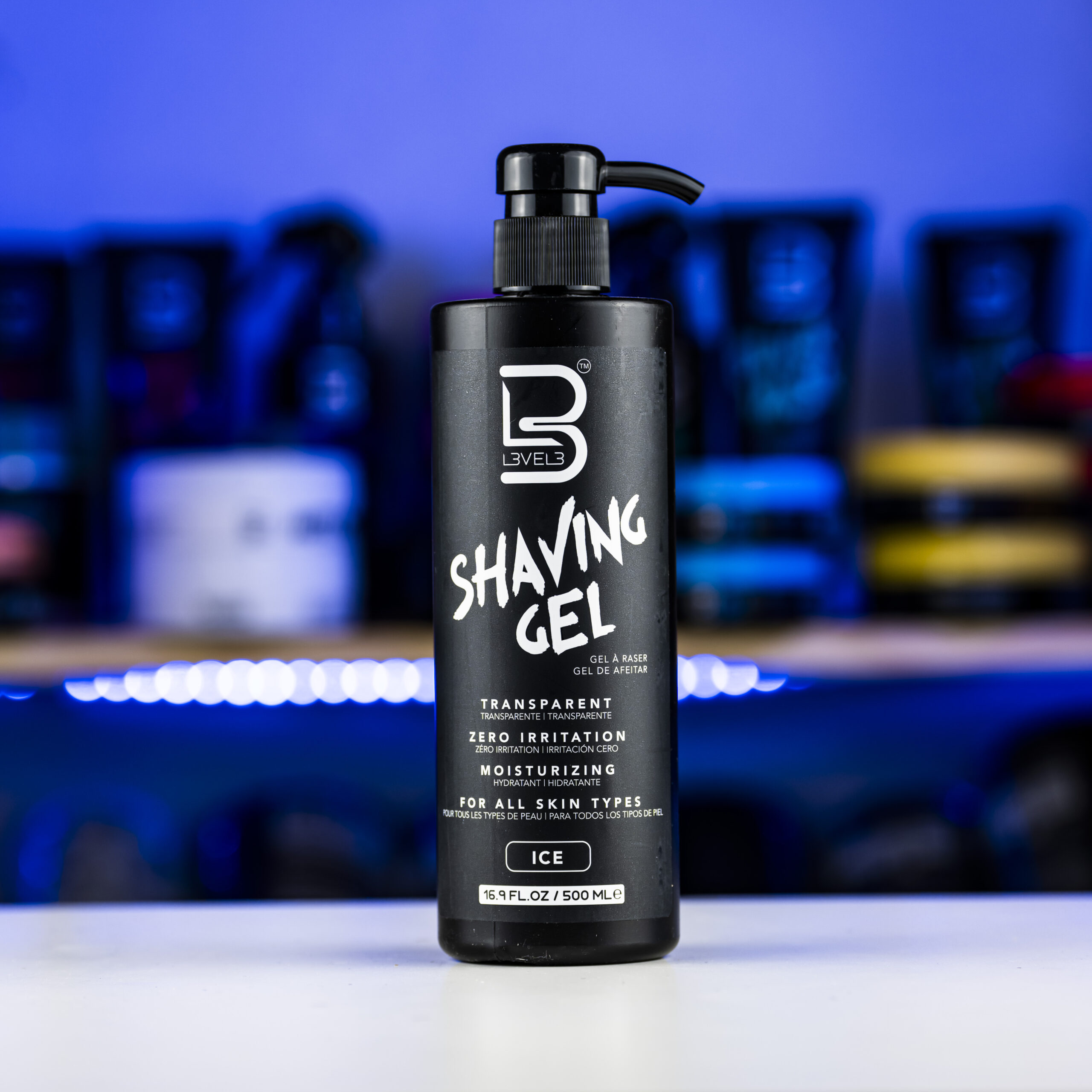 SHAVING GEL ICE L3VEL3 500 ML