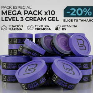 PACK X 10 CREAM GEL L3VEL3