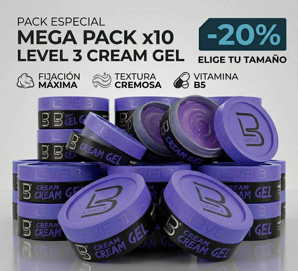 PACK X 10 CREAM GEL L3VEL3