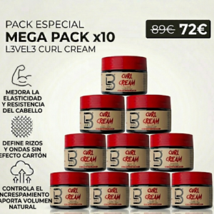 PACK X 10 CURL CREAM LEVEL3 250 ML