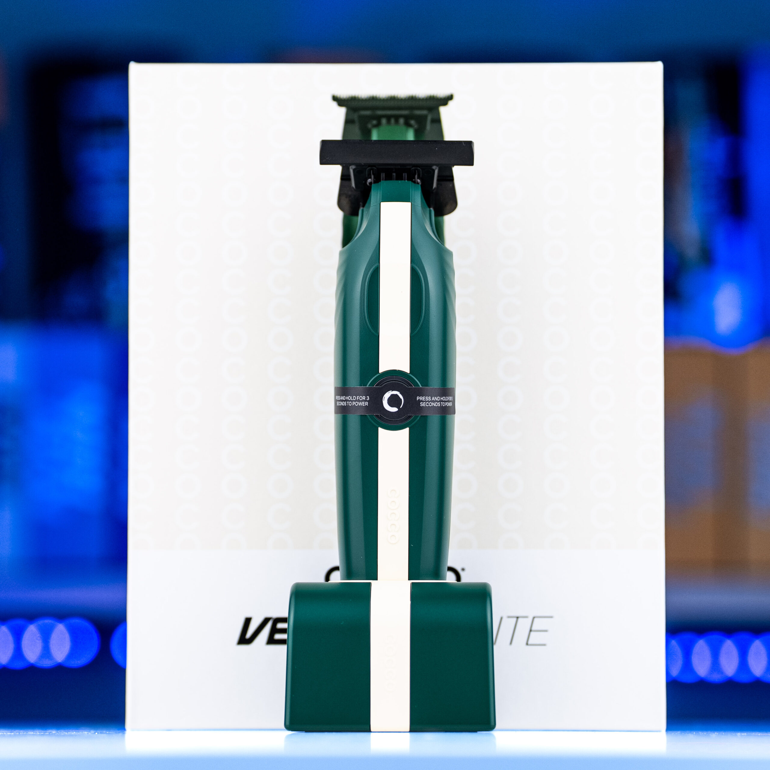Trimmer Veloce Lite Cocco Verde/Blanca – Máquina de Retoque y Contornos Profesional